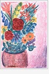 Postkarte Sommerblumen