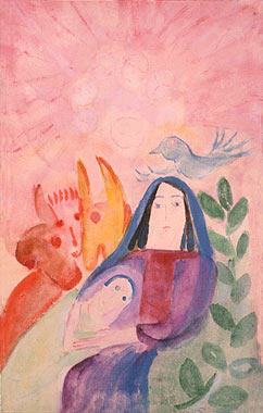 Bild Maria mit Tieren