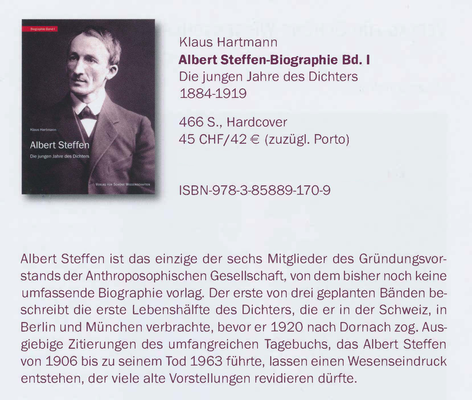 Anzeige Bild Steffen-Biographie